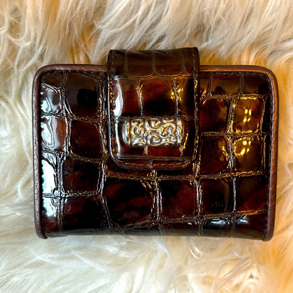 Brighton Handbags - Brighton Patten Leather Wallet Vintage 90’s